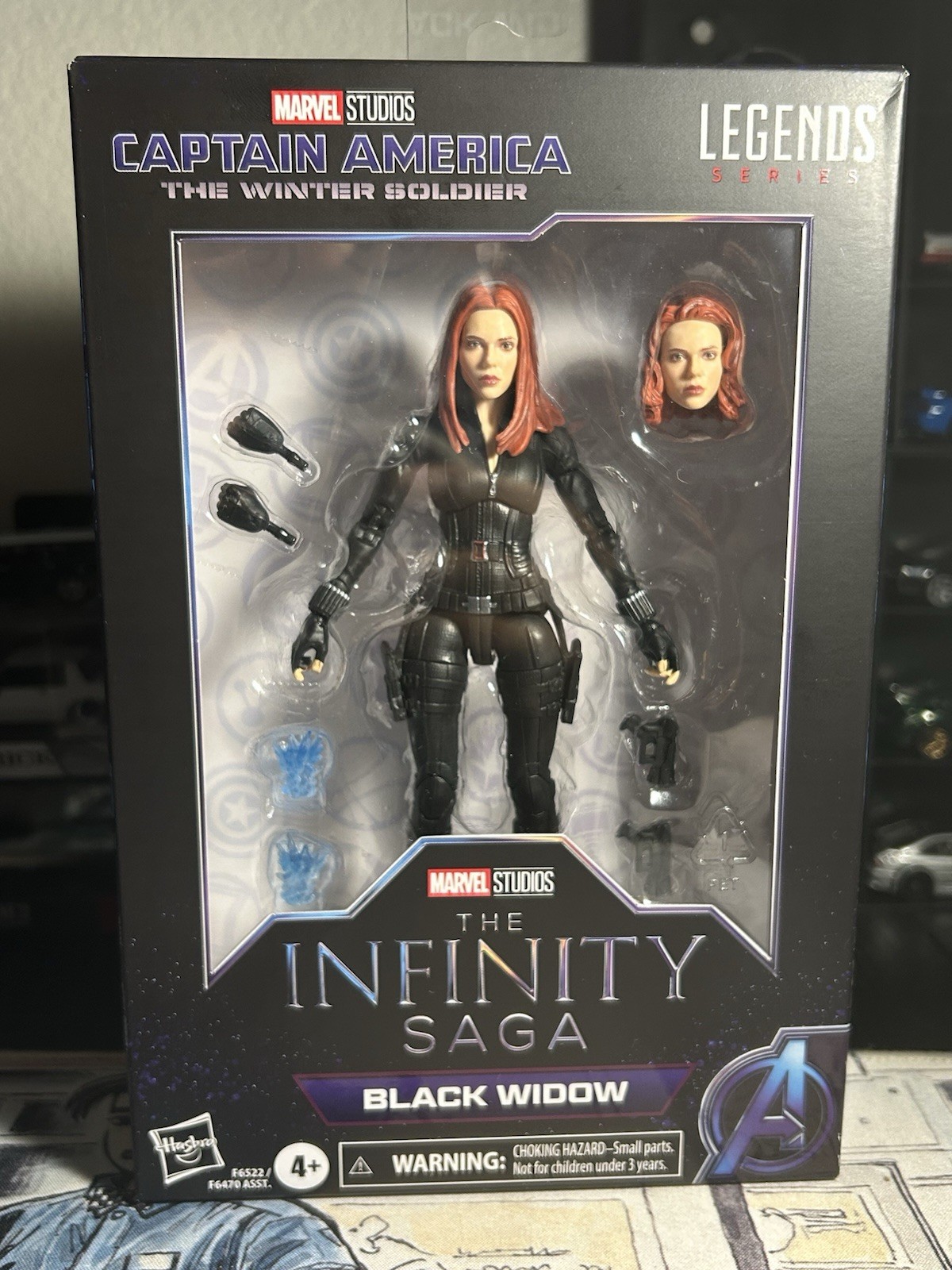Marvel Legends Infinity Saga Vedova Nera 6" Figura Scarlett Johansson 