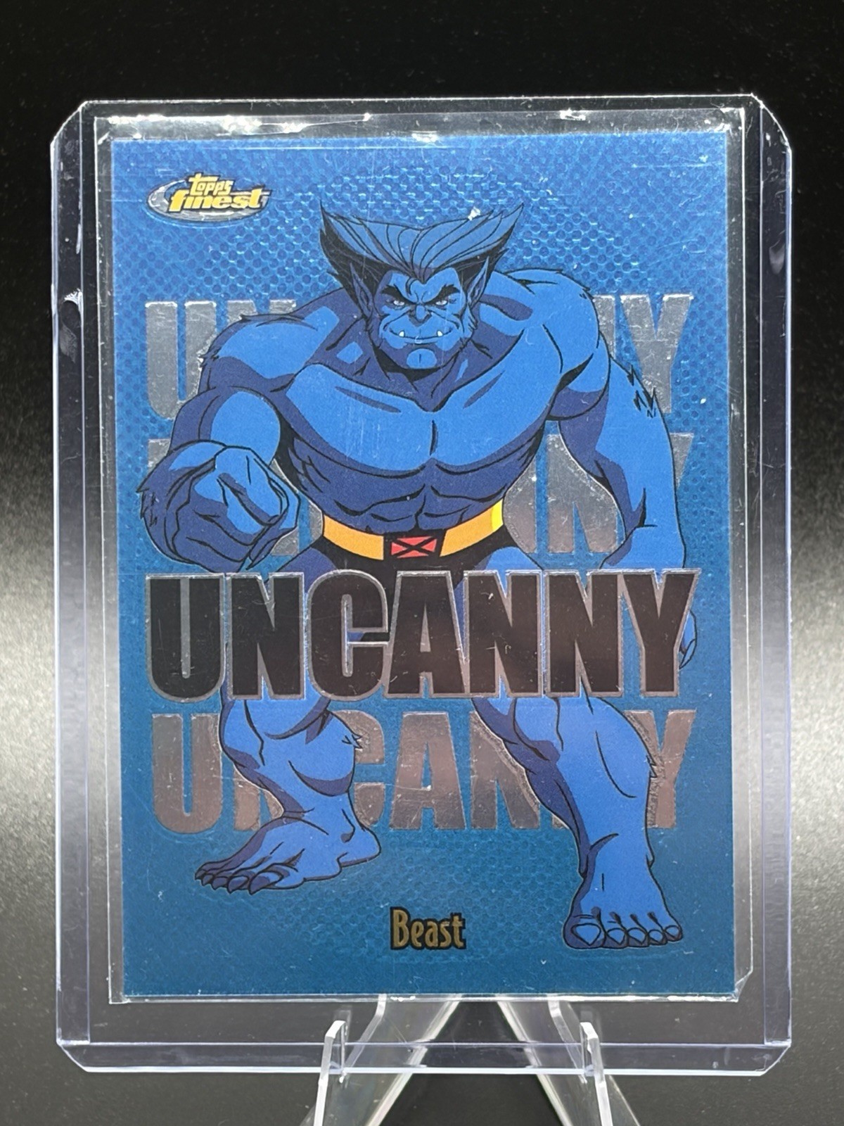 2025 Topps Finest X-Men '97 Uncanny Beast stampa corta #97