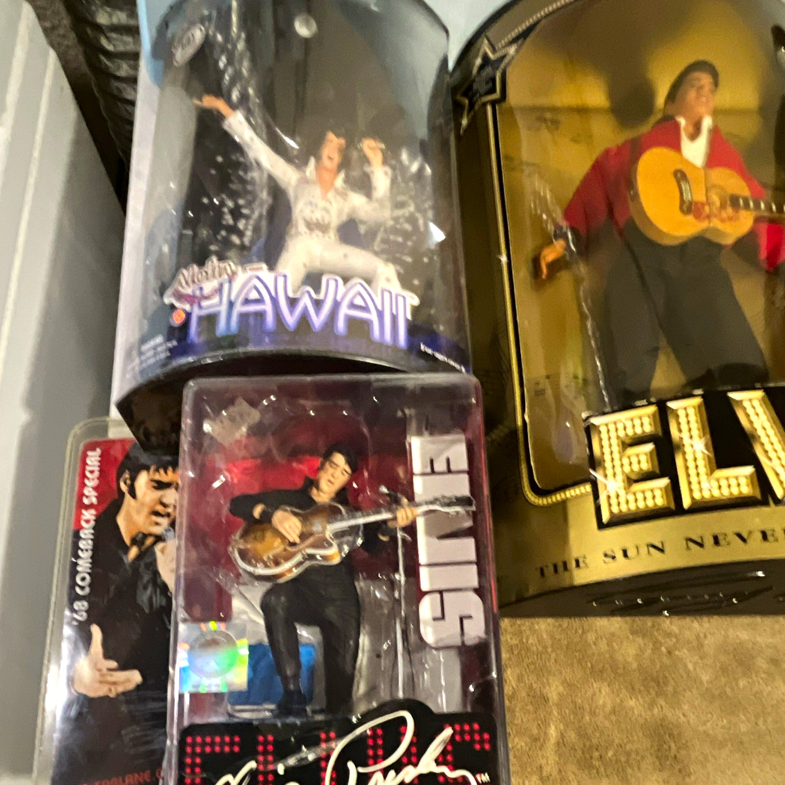 Collezione Bambole Elvis Presley Nuove Tutte e Quattro Your Getting Total Four
