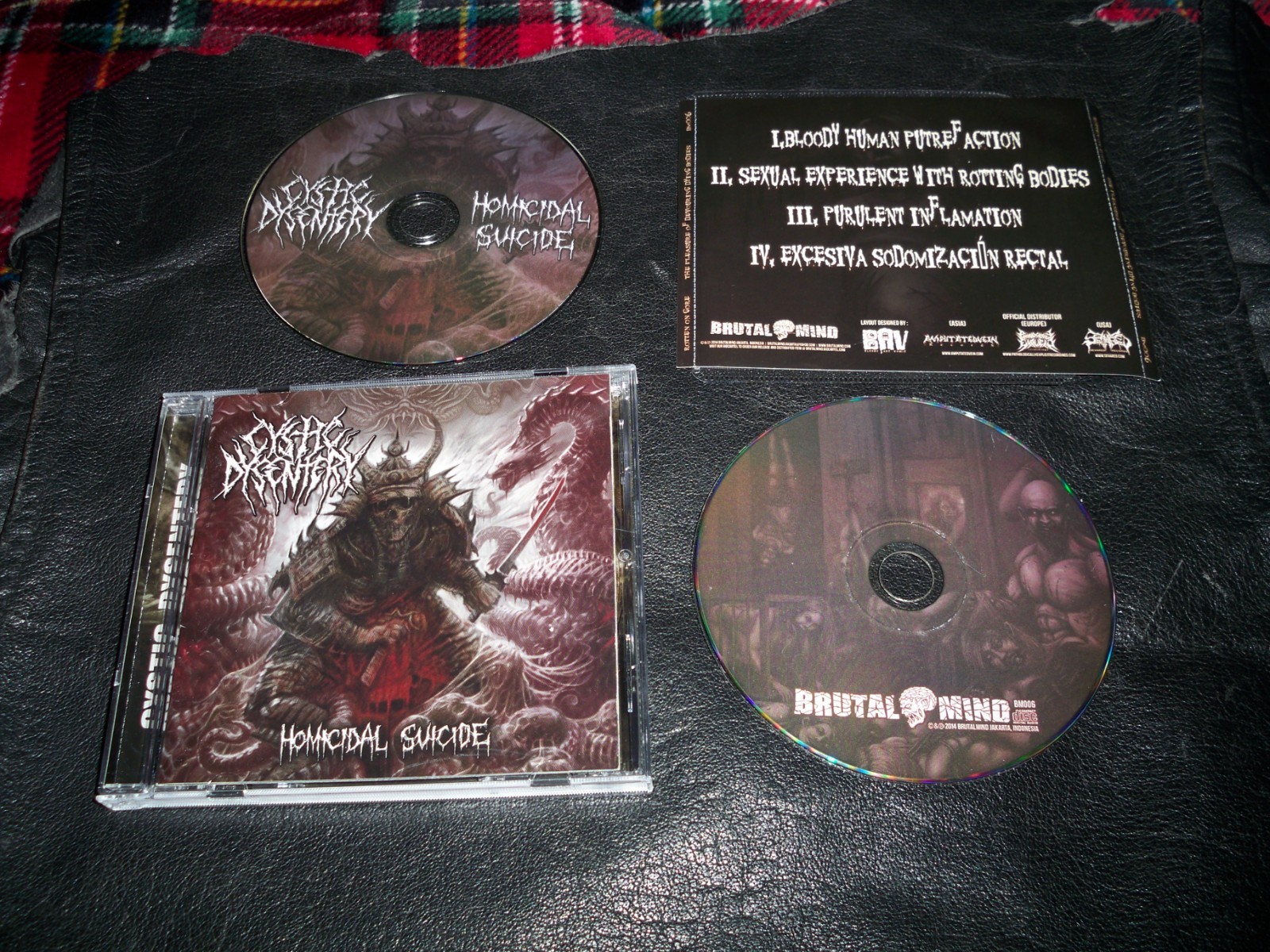 NEW! CD LOT: CYSTIC DYSENTERY H*mic*d**S*****e+ROTTEN ON GORE Pleasure Of Devour