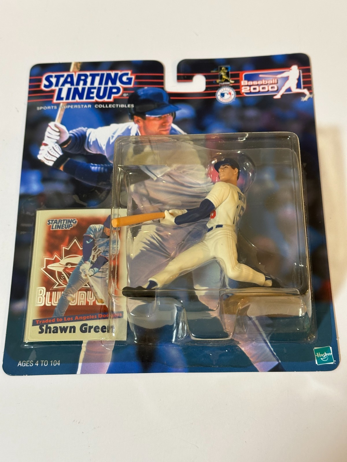 2000 MLB Starting Lineup w/ card Shawn Green Toronto Blue Jays