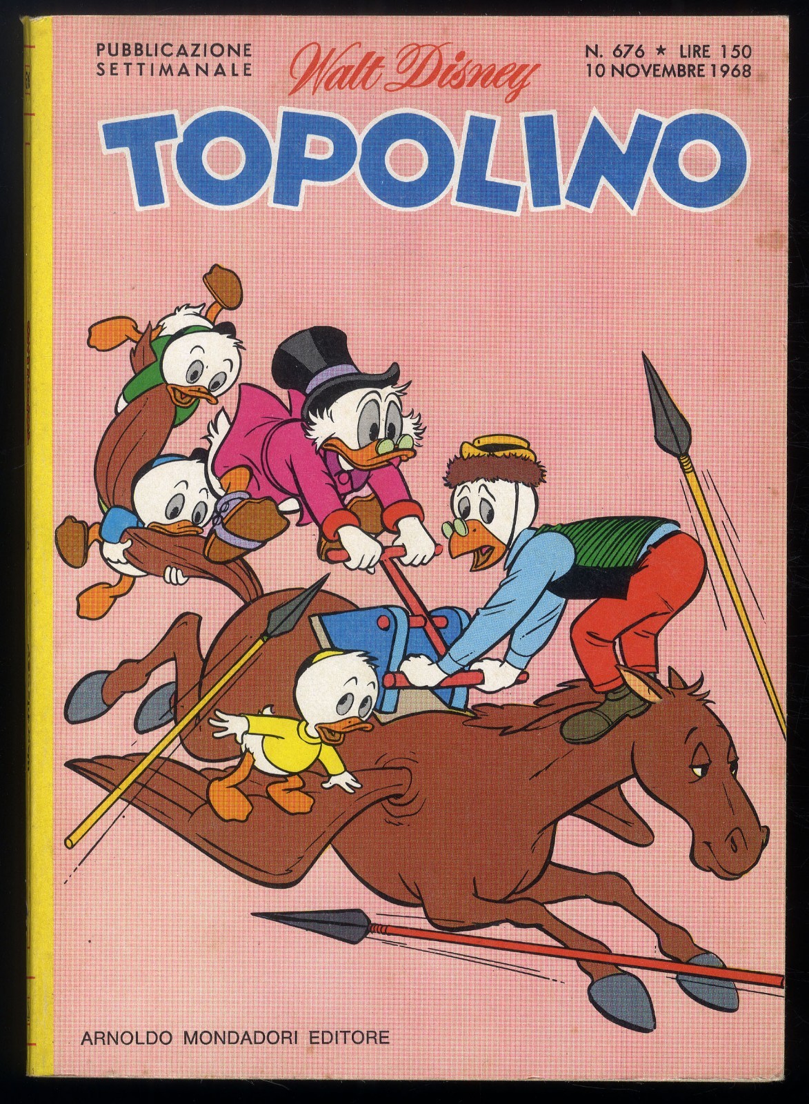 TOPOLINO N° 676 - 10 NOVEMBRE 1968 - CON BOLLINI - CONDIZIONE OTTIMO / EDICOLA