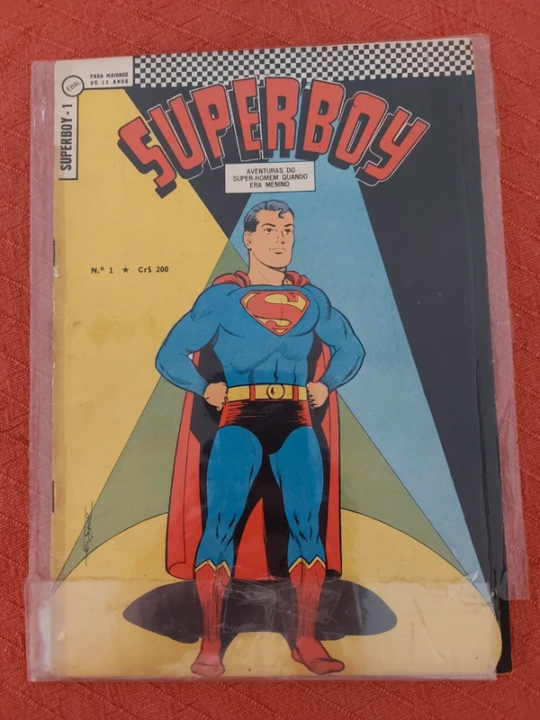 Superboy Nº 1 (EBAL 1965) - Edição Histórica Raríssima - Impecável