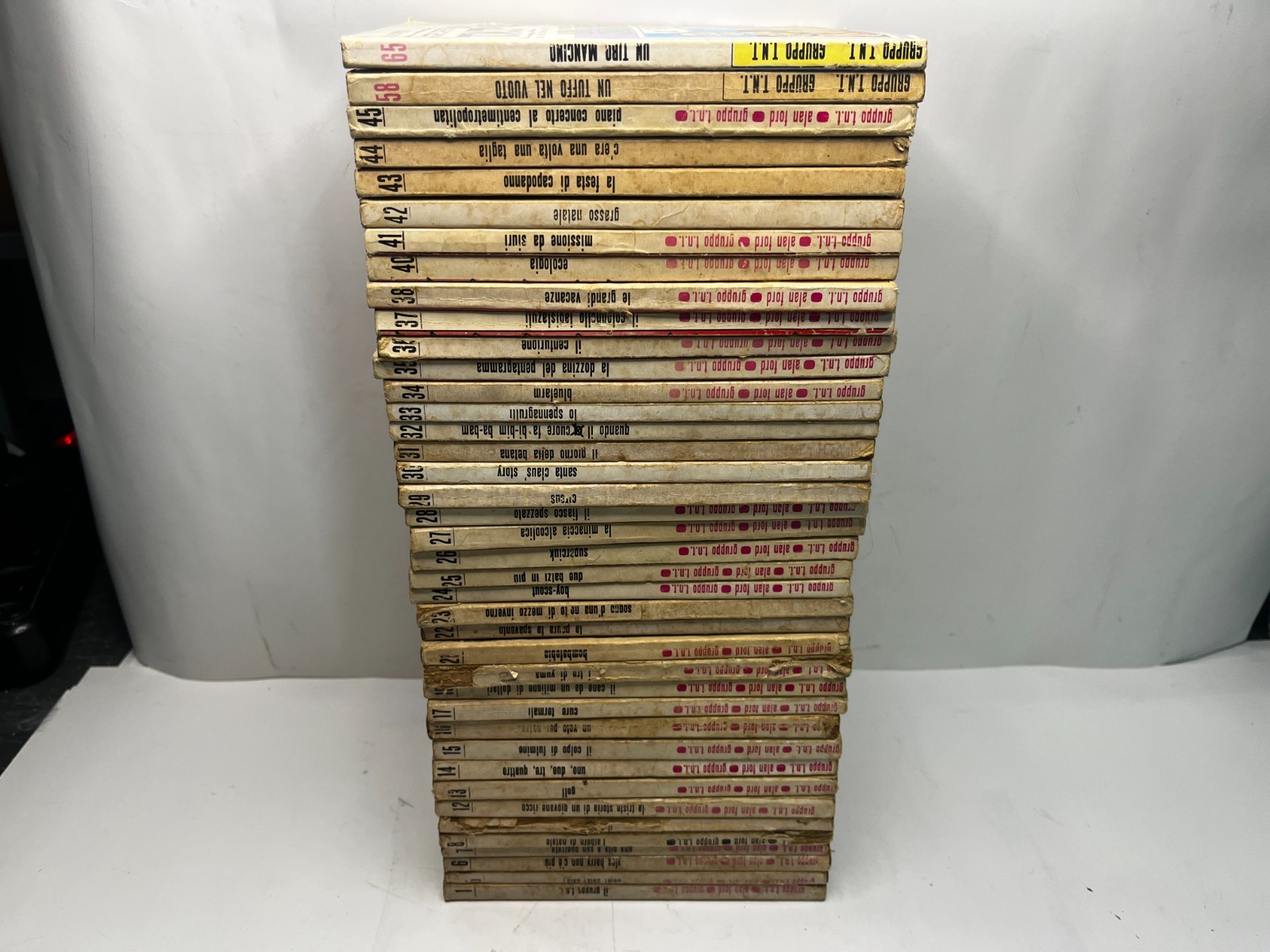 LOTTO DI 40 FUMETTI DI ALAN FORD - COLLANA GRUPPO T.N.T. EDITORIALE CORNO