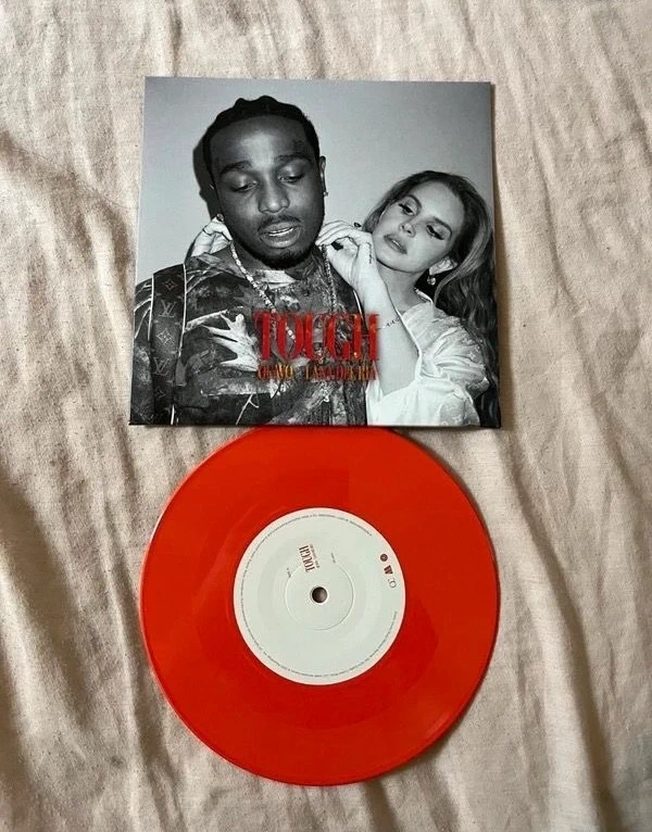 lana del rey quavo tough vinyle orange 45 tours 7"