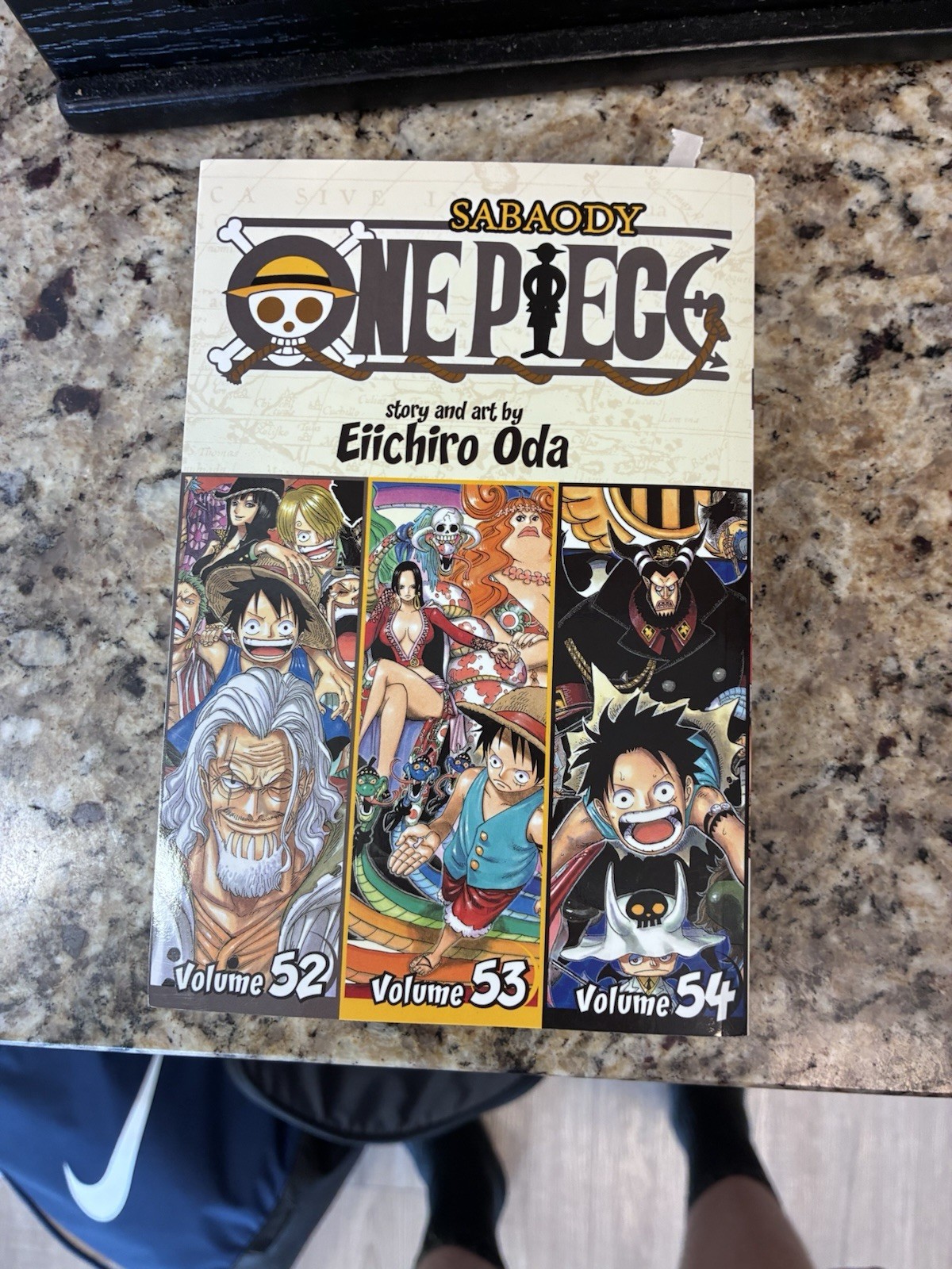 One Piece 3-1 Omnibus Vol. 18: Saoboady. Manga inglese. Eiichiro Oda. Shonen.