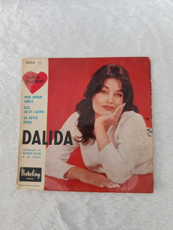 Dalida - T'aimer follement - Vinyle 45T