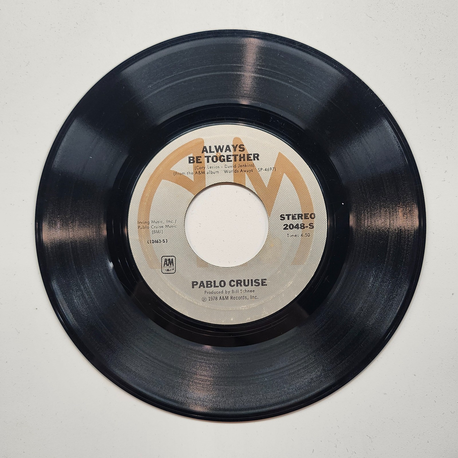 JoeyGQ COLLECTION 45 RPM RECORD RARE "PABLO CRUISE" 1978 SEE HEAR VIDEO