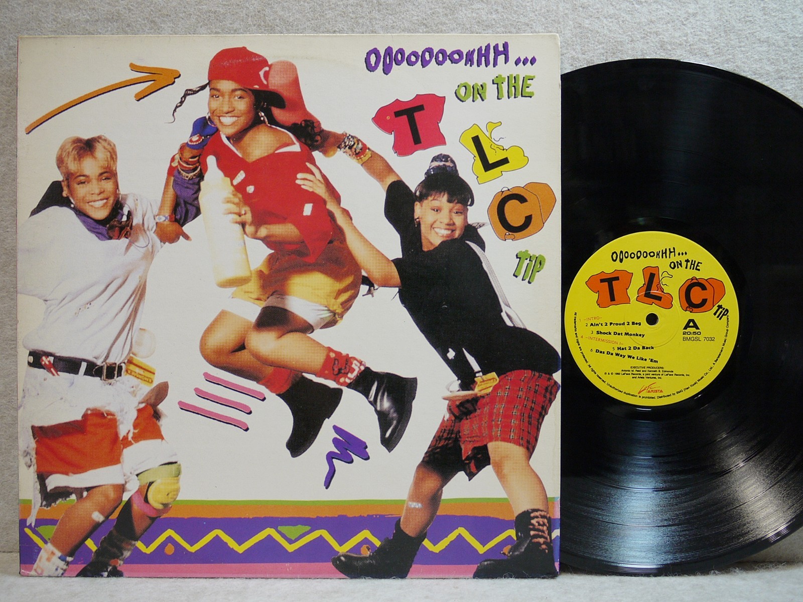 TLC Ooooooohhh...On The TLC Tip 1992 Korea LP Picture & Lyric W/Insert NM- ~ NM