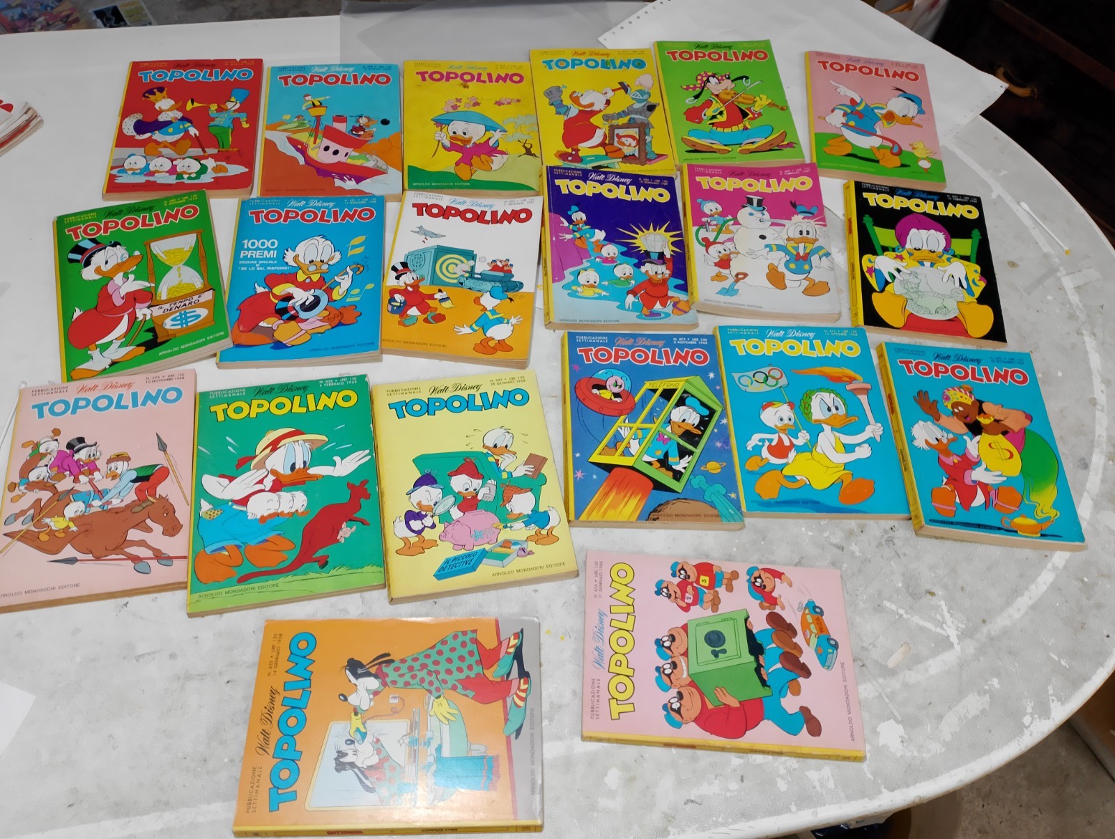 TOPOLINO FASCIA DEL 600 SEICENTO BLOCCO DI 20 ALBI 