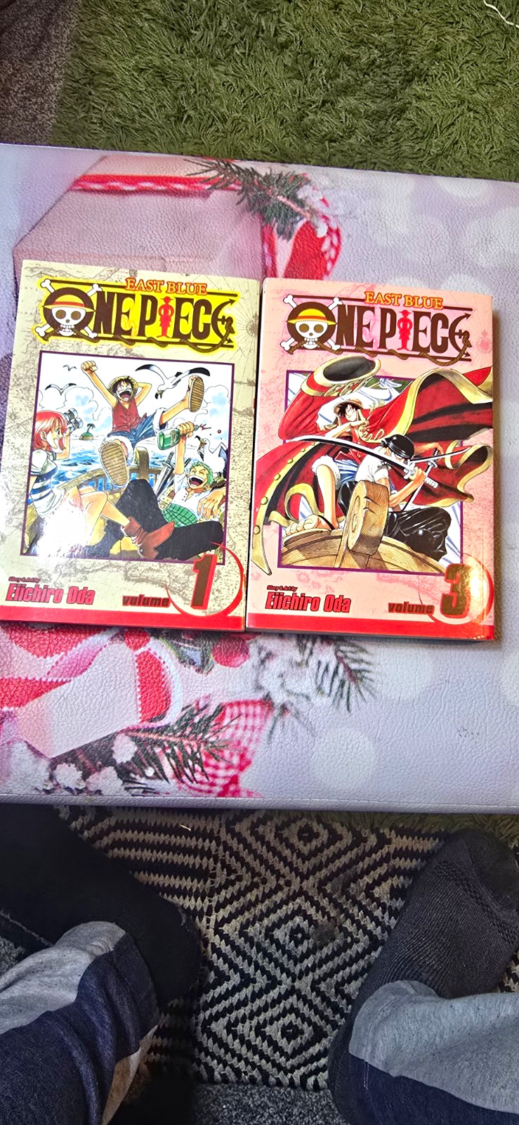 VIZ Media One Piece Vol 1 & 3 Manga Set (2 Books) English Eiichiro Oda Luffy