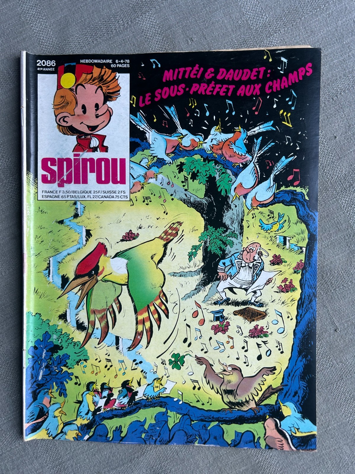 HEBDO SPIROU N°2086 In Buone Condizioni Senza Il Supplemento