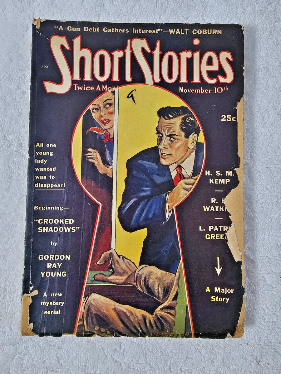 Short Stories Pulp 10 novembre 1947 Humiston Keyhole Cover Walt Coburn Gordon Ray You