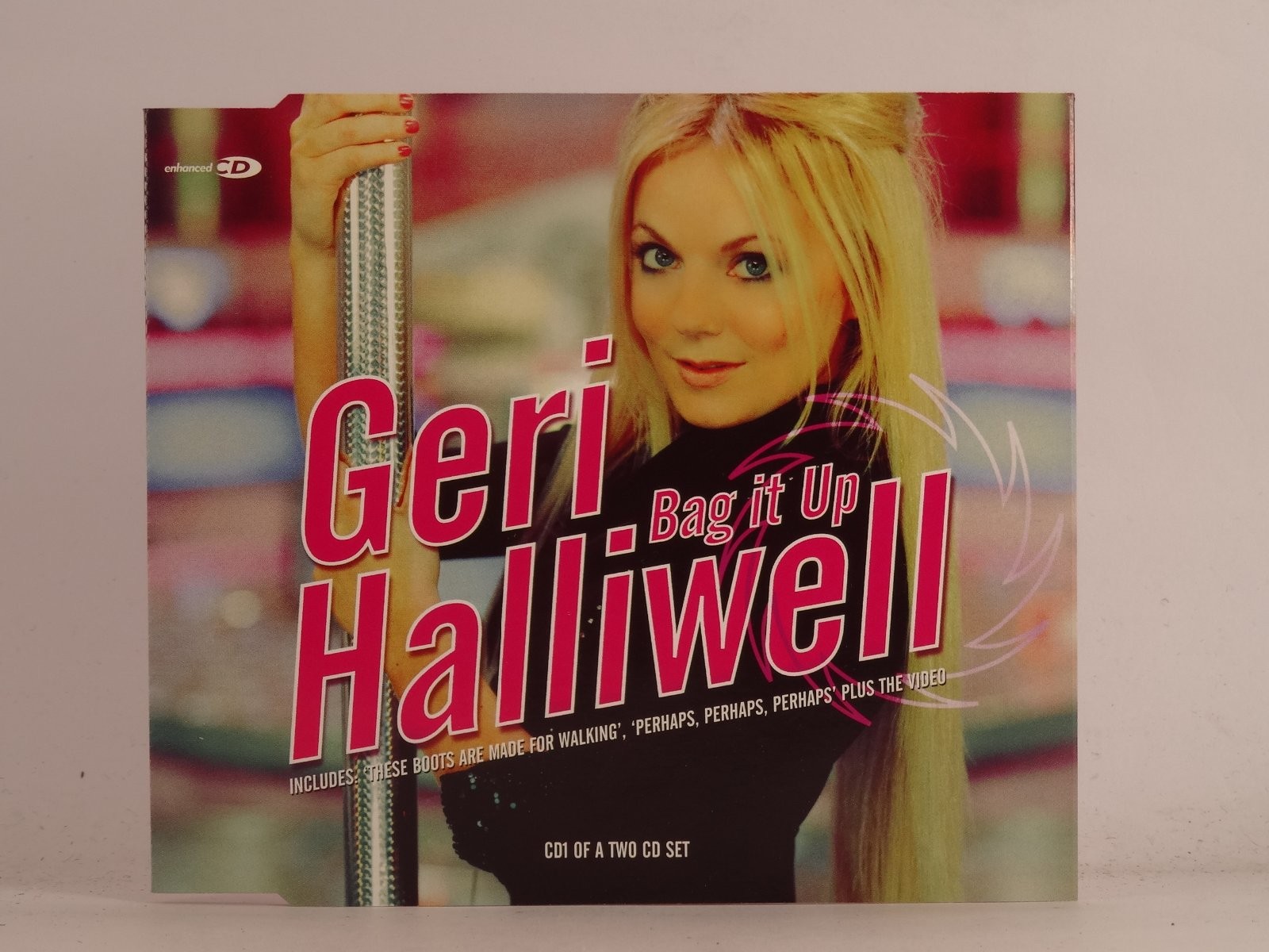 GERI HALLIWELL BAG IT UP (CD 1) (K60) 3 Track CD Single plus Picture Sleeve EMI