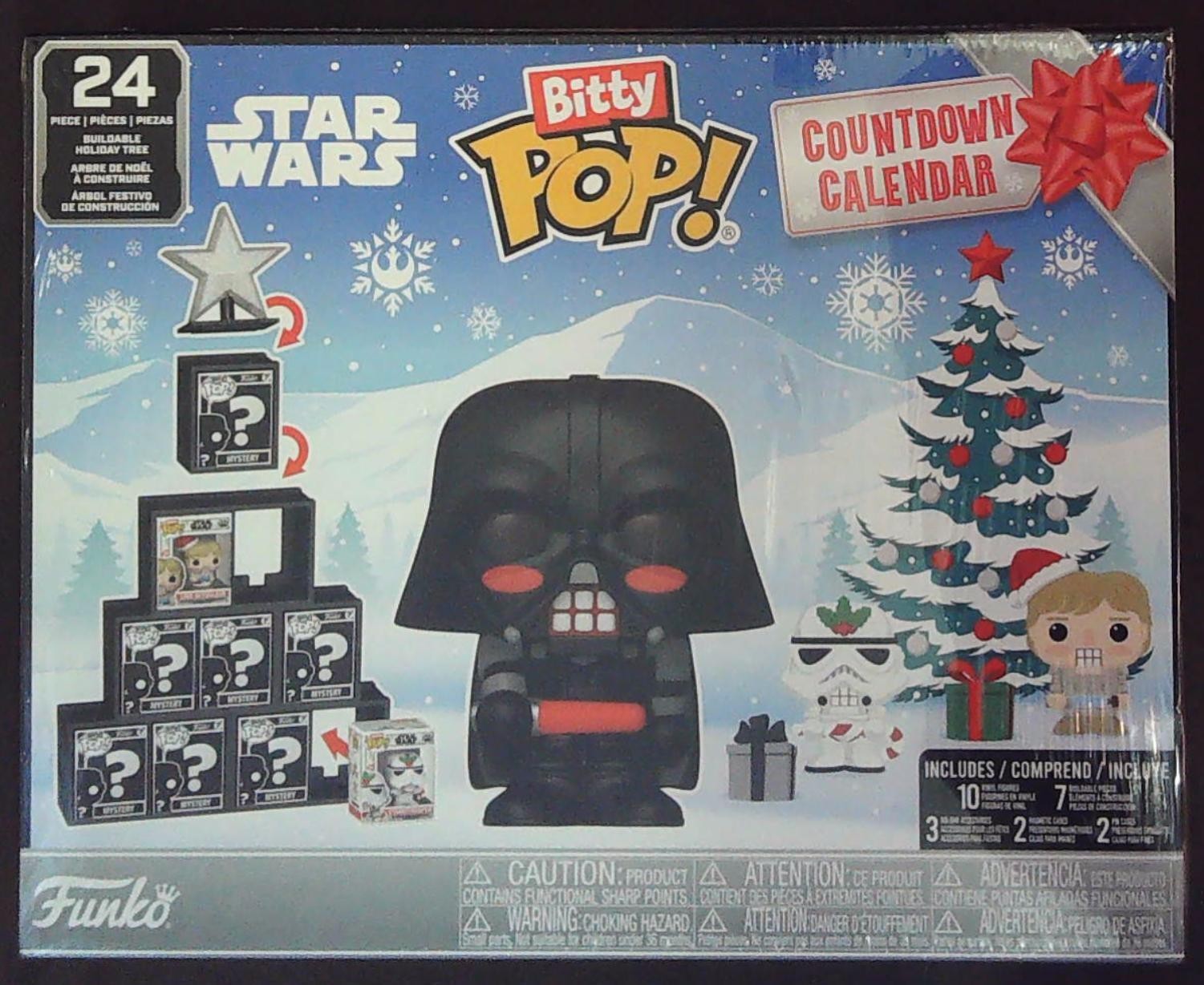 BITTY POP! Calendario conto alla rovescia - STAR WARS 24 giorni di sorprese - nuovo sigillato