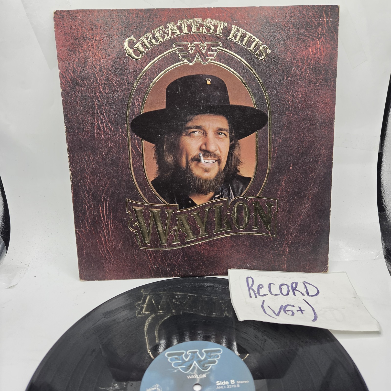 WAYLON JENNINGS Greatest Hits Vinyl Record LP (1979) - 12"  - VG+