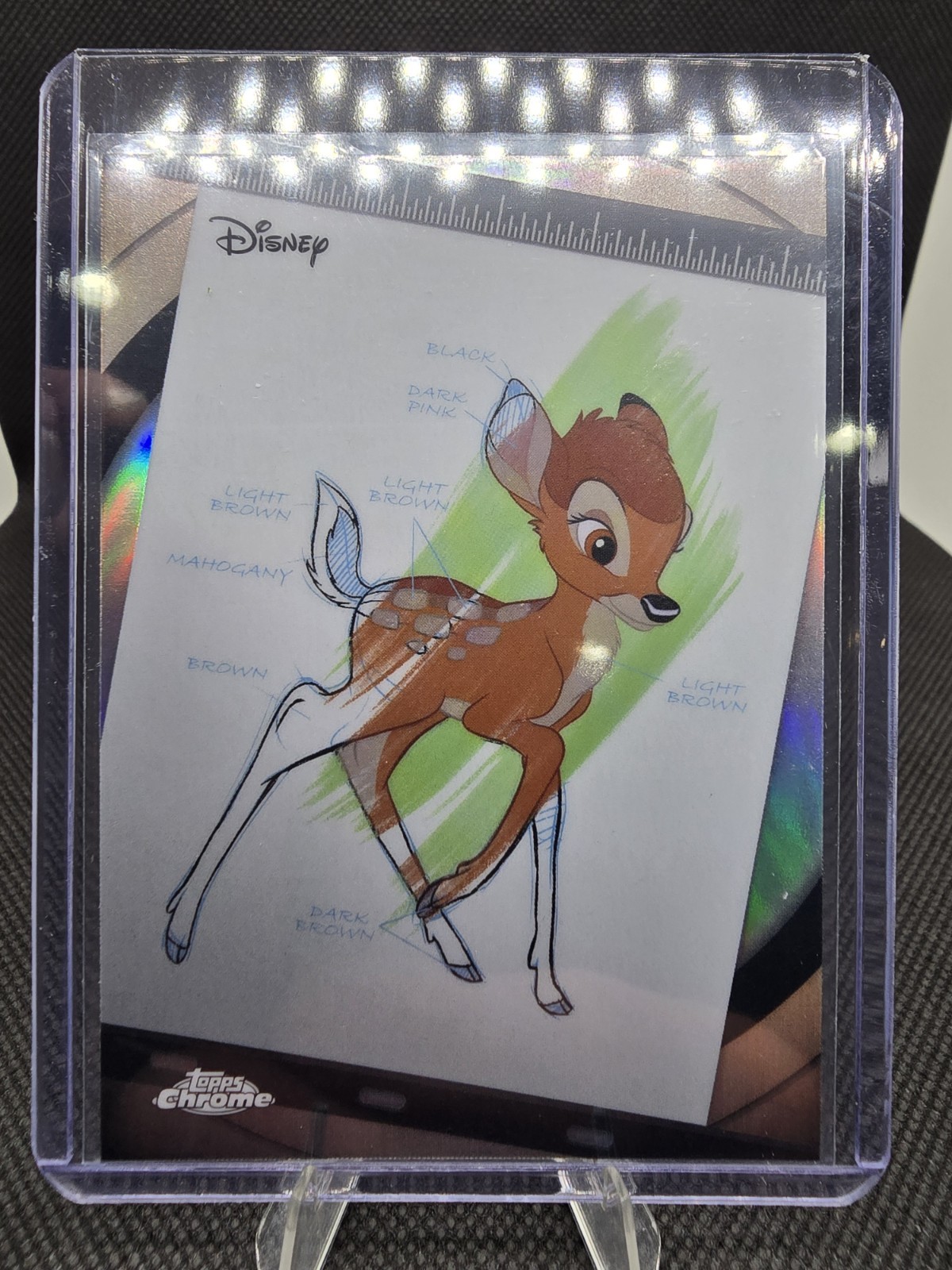 🔥🦌🔥🦌🔥2026 Topps Chrome Disney #I&P-5 Bambi Disney inchiostro e vernice