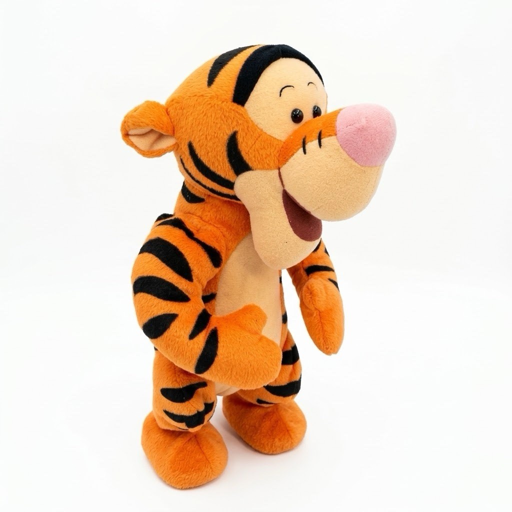 Mattel Bouncing Tigger Disney 1998 Jumping 12" Electronic Plush Tested/Works VG
