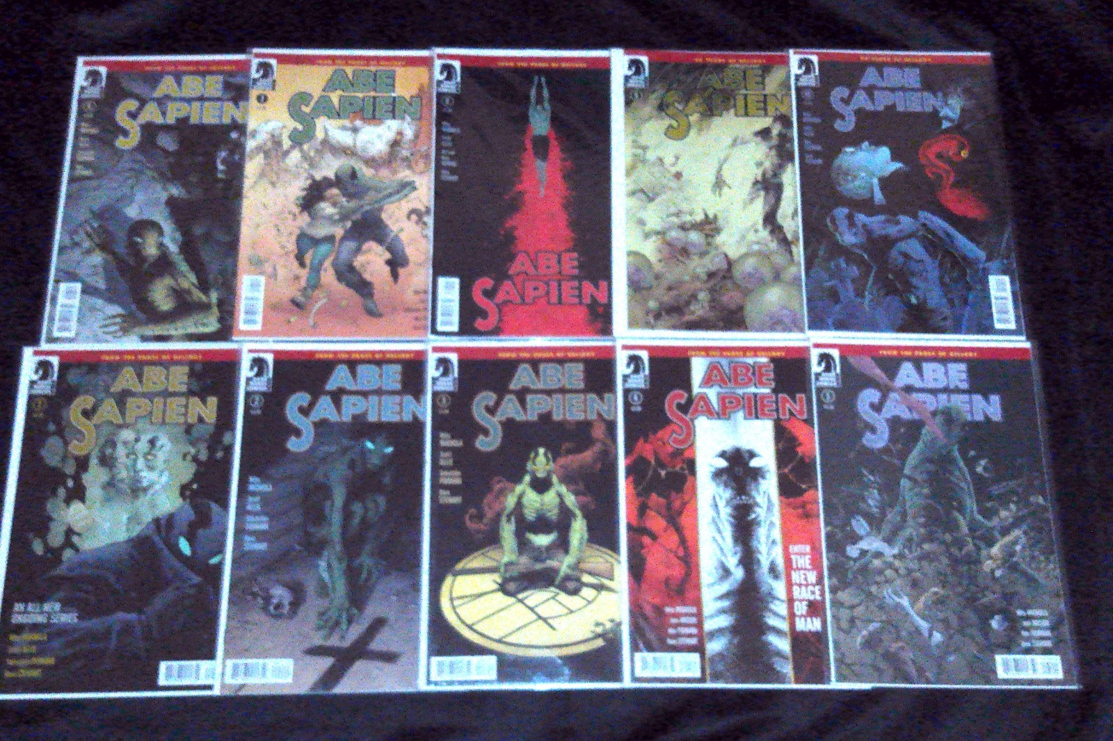 LOTTO 36 ABE SAPIEN 1 2 3 4 5 6 7 8-36 SET COMPLETO - HELLBOY, MIGNOLA - VF/NM 9.0