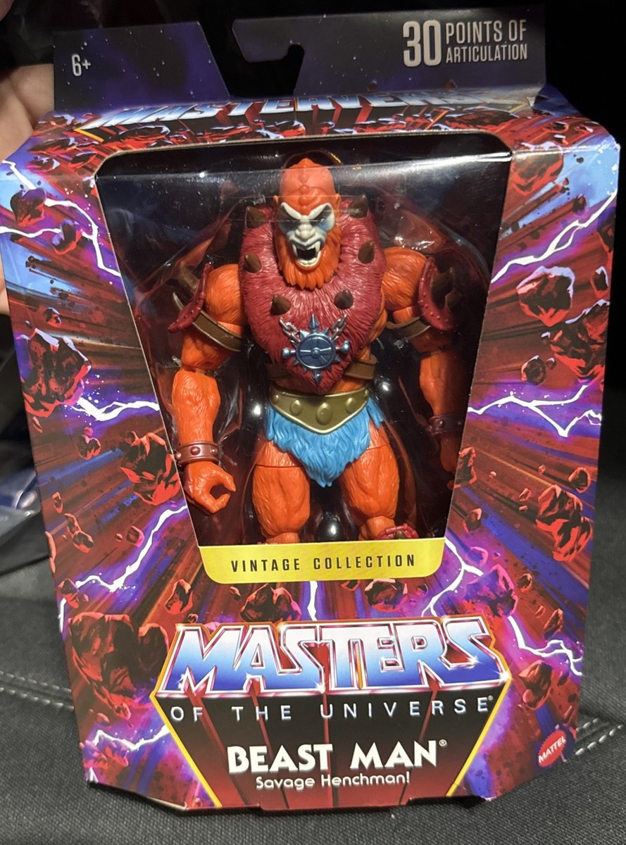 Masters of the Universe Masterverse Beast Man Modellino Collezione Vintage