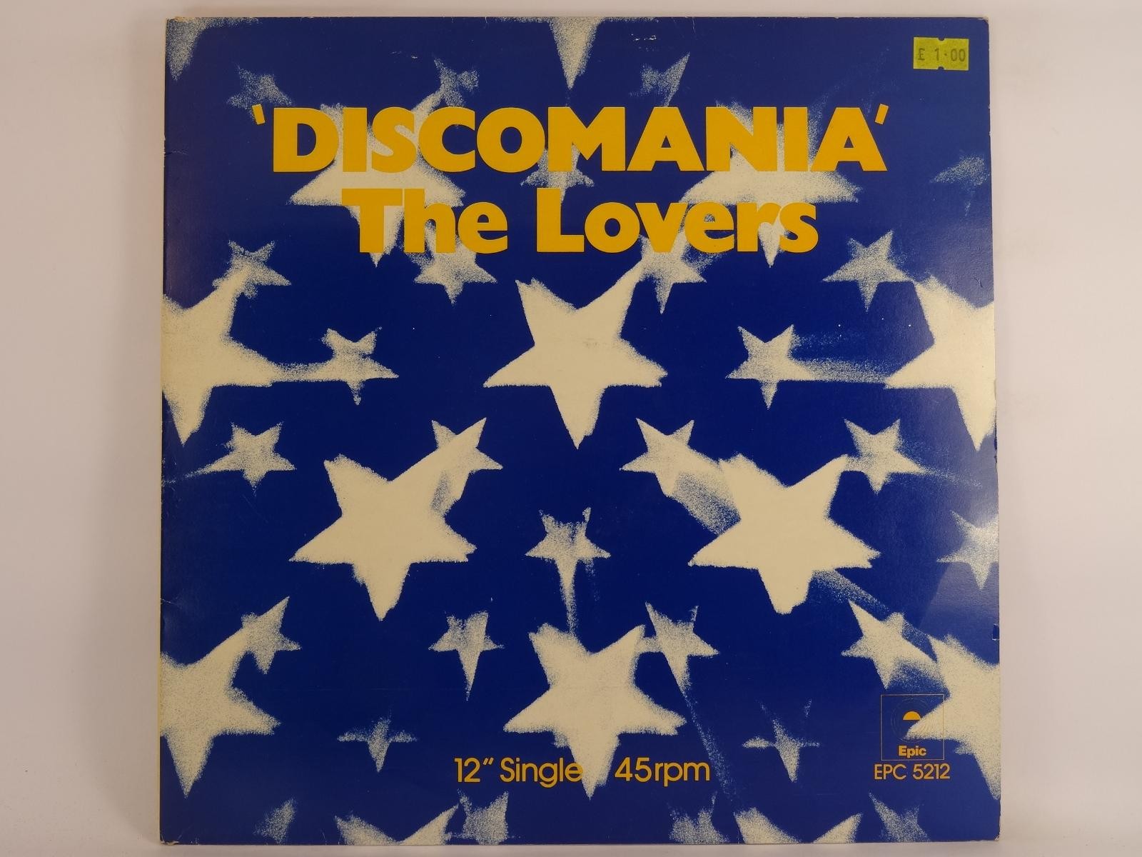 DISCOMANIA THE LOVERS (171) 8 Track 12" Single including Picture Sleeve EPIC