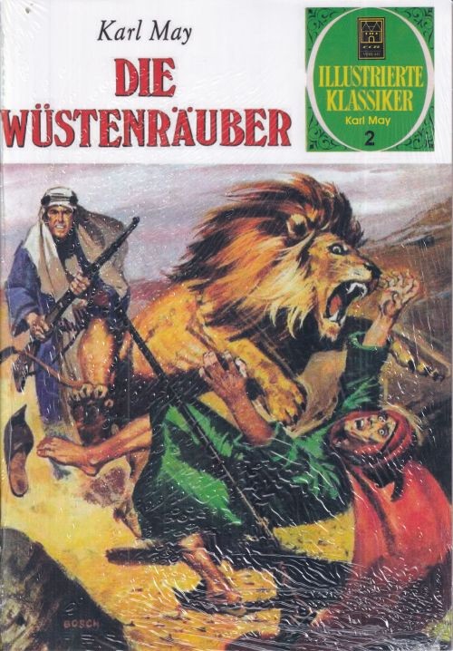 Edizione Classica Illustrata Karl May n.2 Die Werstenäuber ECR Editore Nuovo
