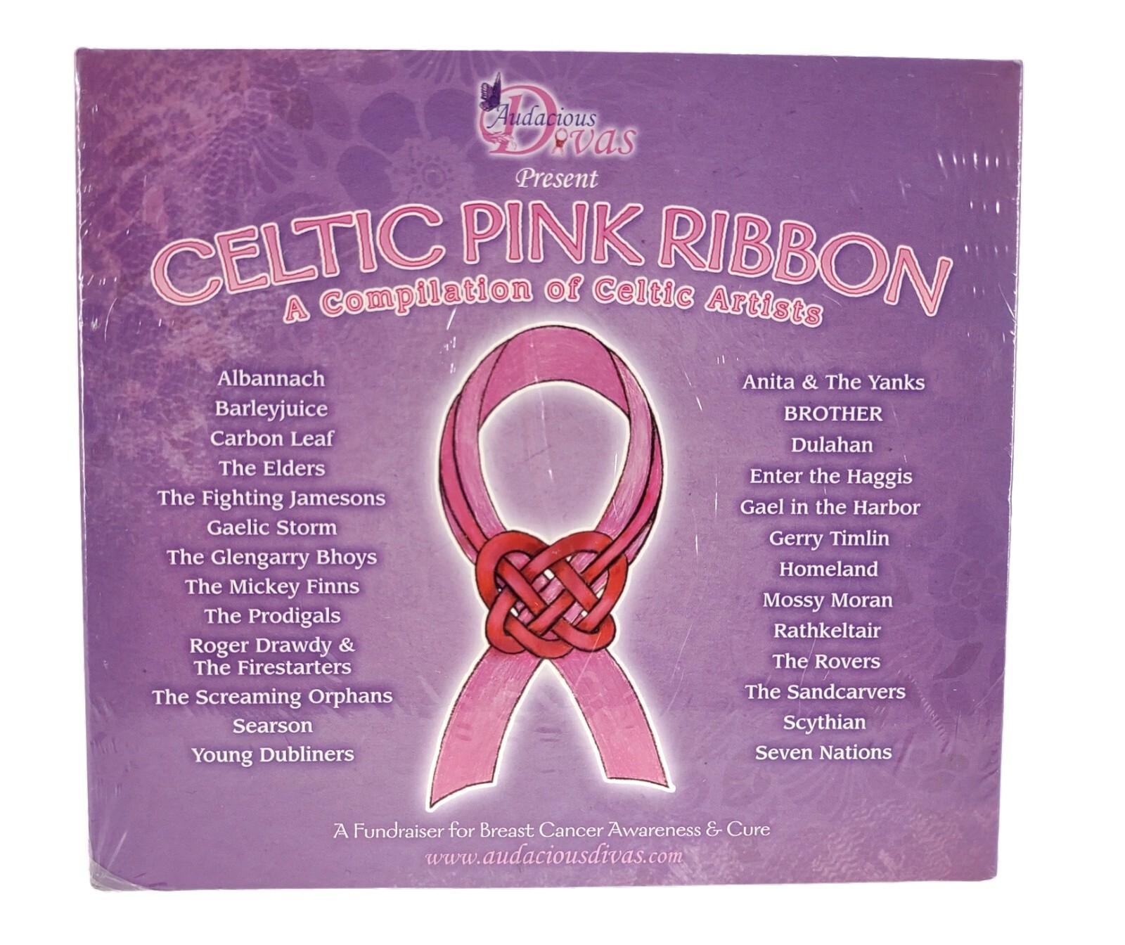 Celtic Pink Ribbon by Various Artists (CD, 2 Discs). New & Sealed