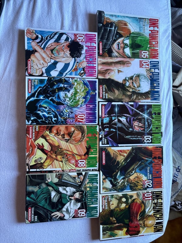 9 premiers mangas One-punch Man