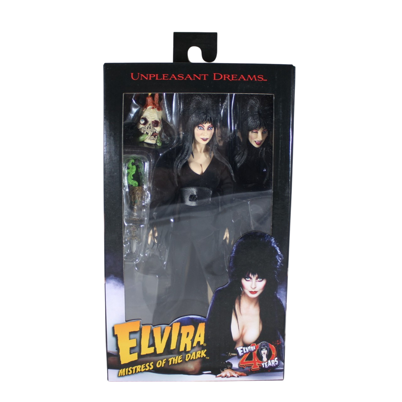 NECA Unpleasant Dreams Elvira Mistress of the Dark 40th Anniversary 8" Figure