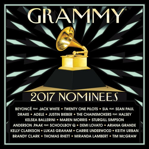 VARIOUS : GRAMMY 2017 NOMINEES (CD) DISC + F/B CVR ART - NO CASE - VG