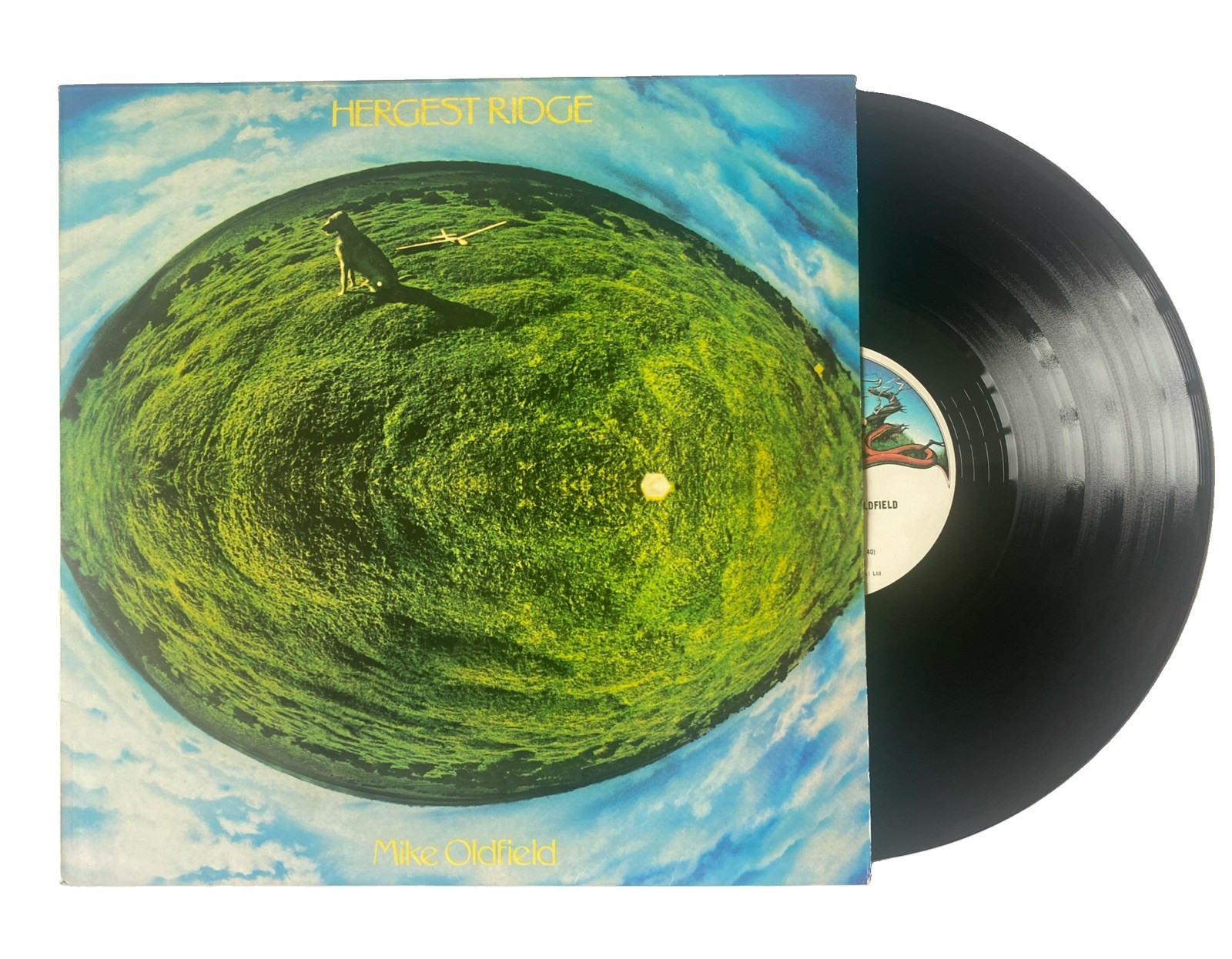 Mike Oldfield - Hergest Ridge Vinyl LP Record A1U / B2U  V2013 Virgin 1974 Vg+