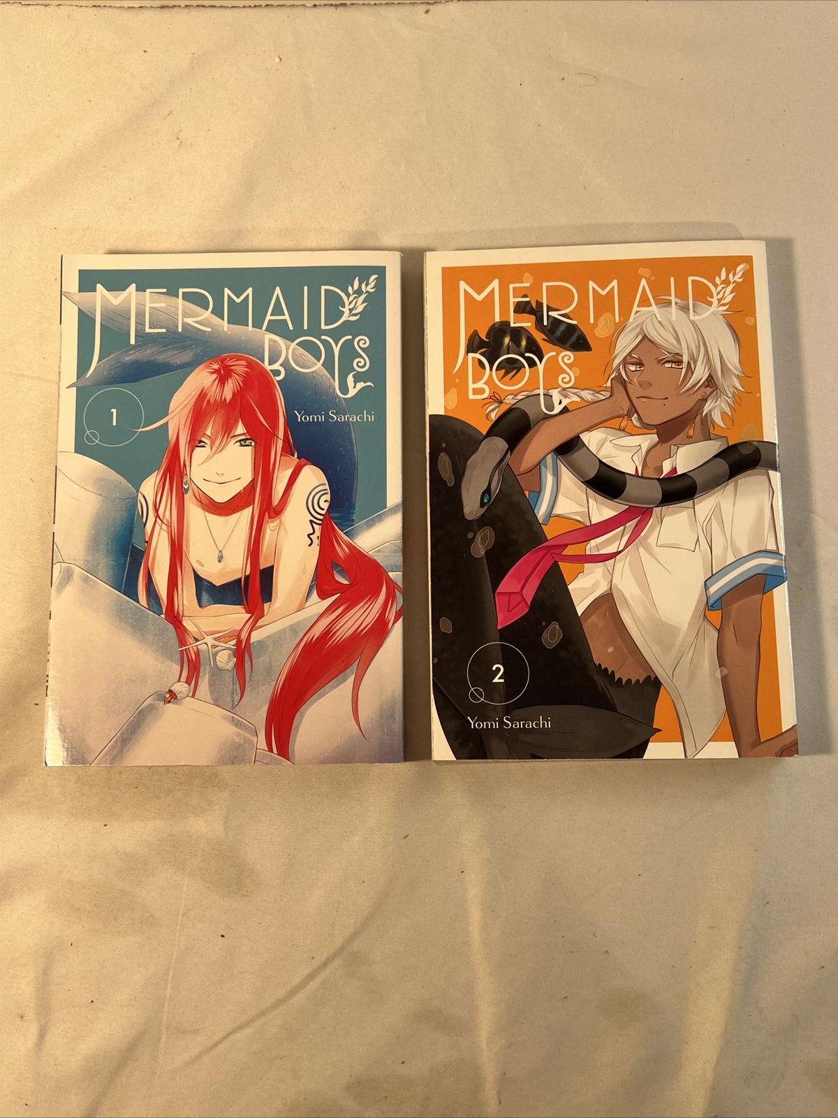 Mermaid Boys, Vol. 1 - 2 by Yomi Sarachi, Yen Press English edition