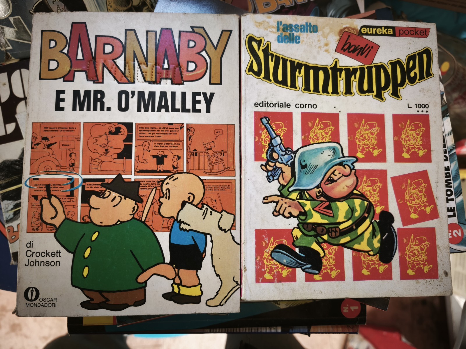  Lotto 10 fumetti vari  Barnaby, Alan Ford,  Groucho, SPQR etc come da foto