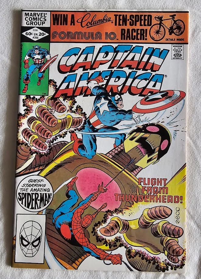 Captain America #266 (1982, Marvel) - Aspetto Spider-Man - Copertina Mike Zeck