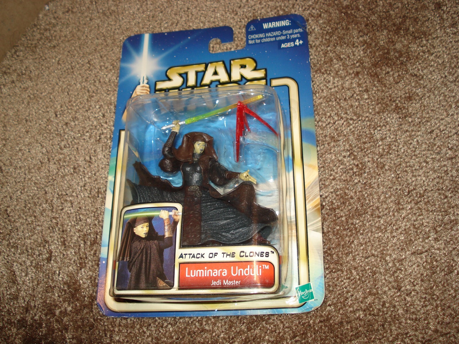 Star Wars COLLECTABLE 2002 Attack of the Clones Luminara Unduli 3.75"Jedi