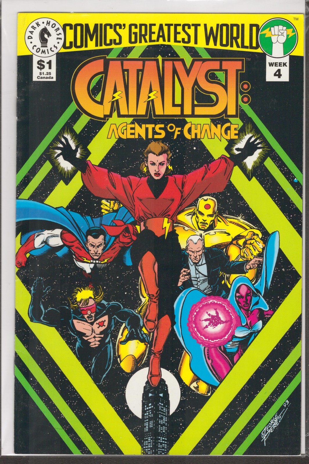 48975: DARK HORSE COMICS CATALIZZATORE: AGENTI DEL CAMBIAMENTO #4 VF Grade