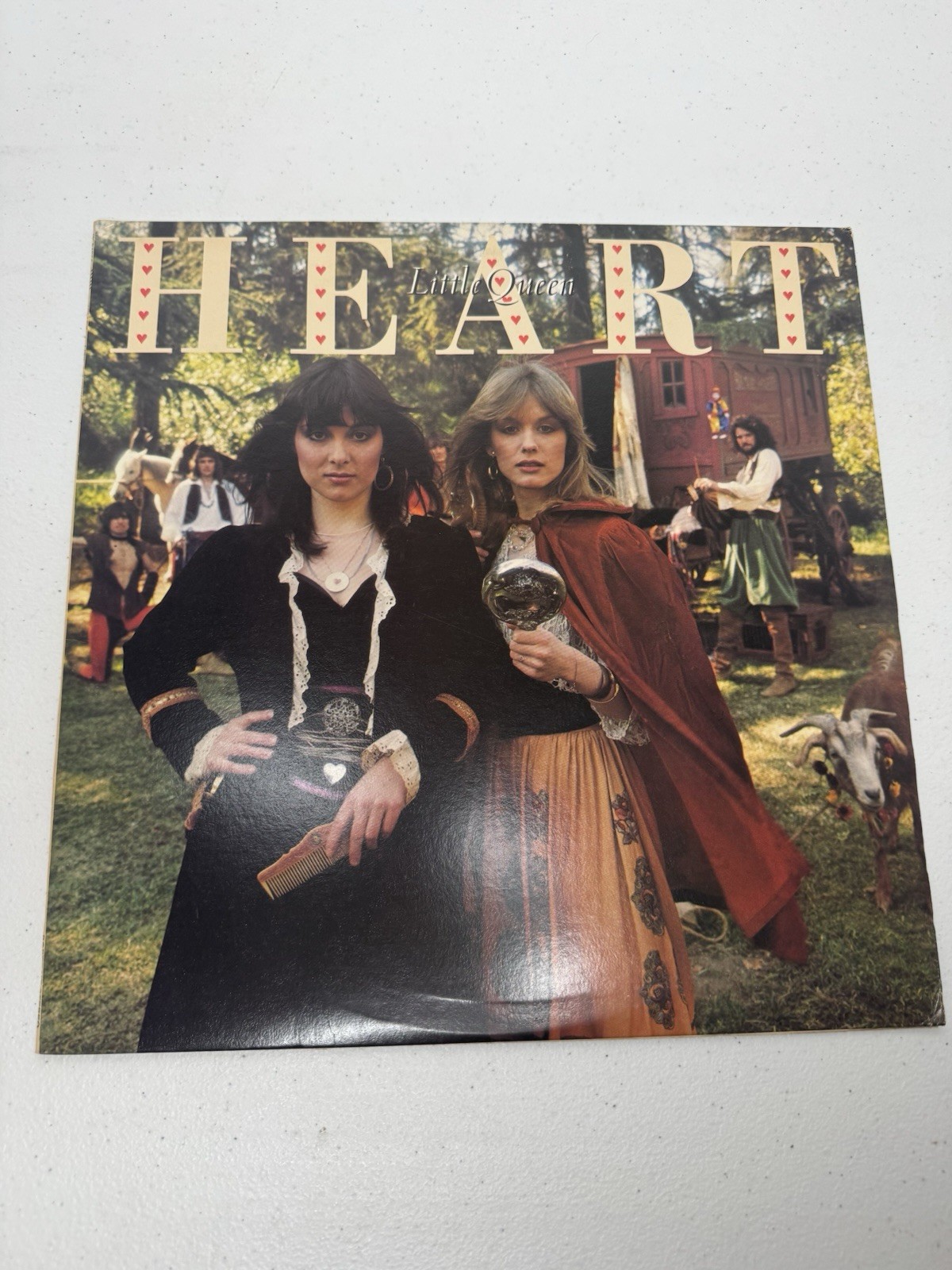 Heart Little Queen Vinyl Record PR 34799 Reissue Press Portrait Records Album