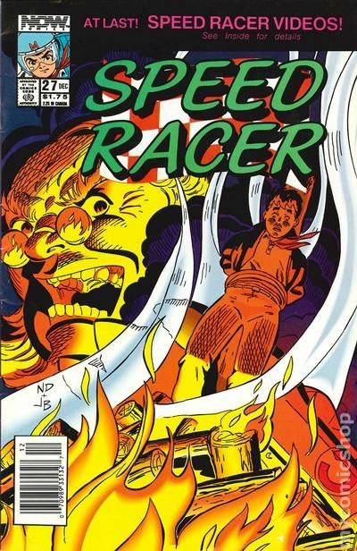 Speed Racer #27 FN- 5.5 1989 Immagine Stock Basso Grado