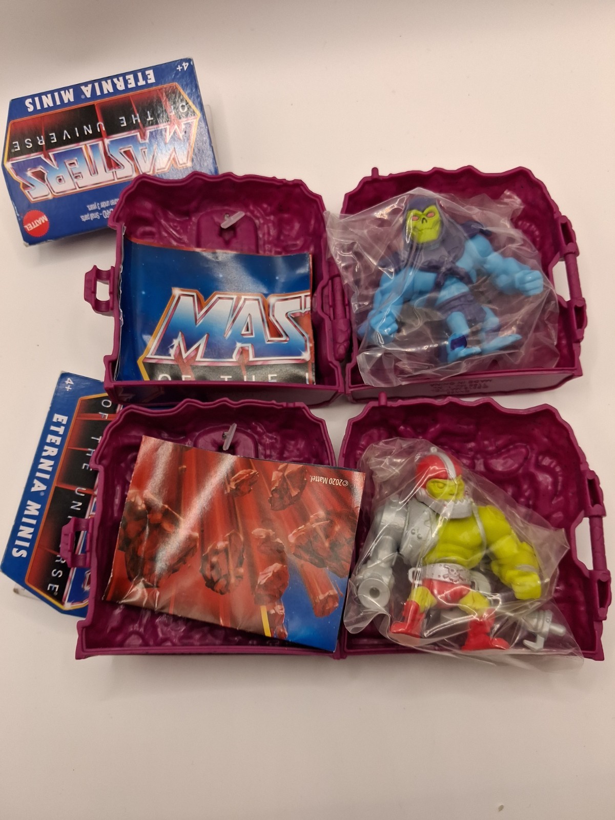 Mattel Masters Of The Universe Eterlnia Minis scheletro e trappola mascella attacco serpente