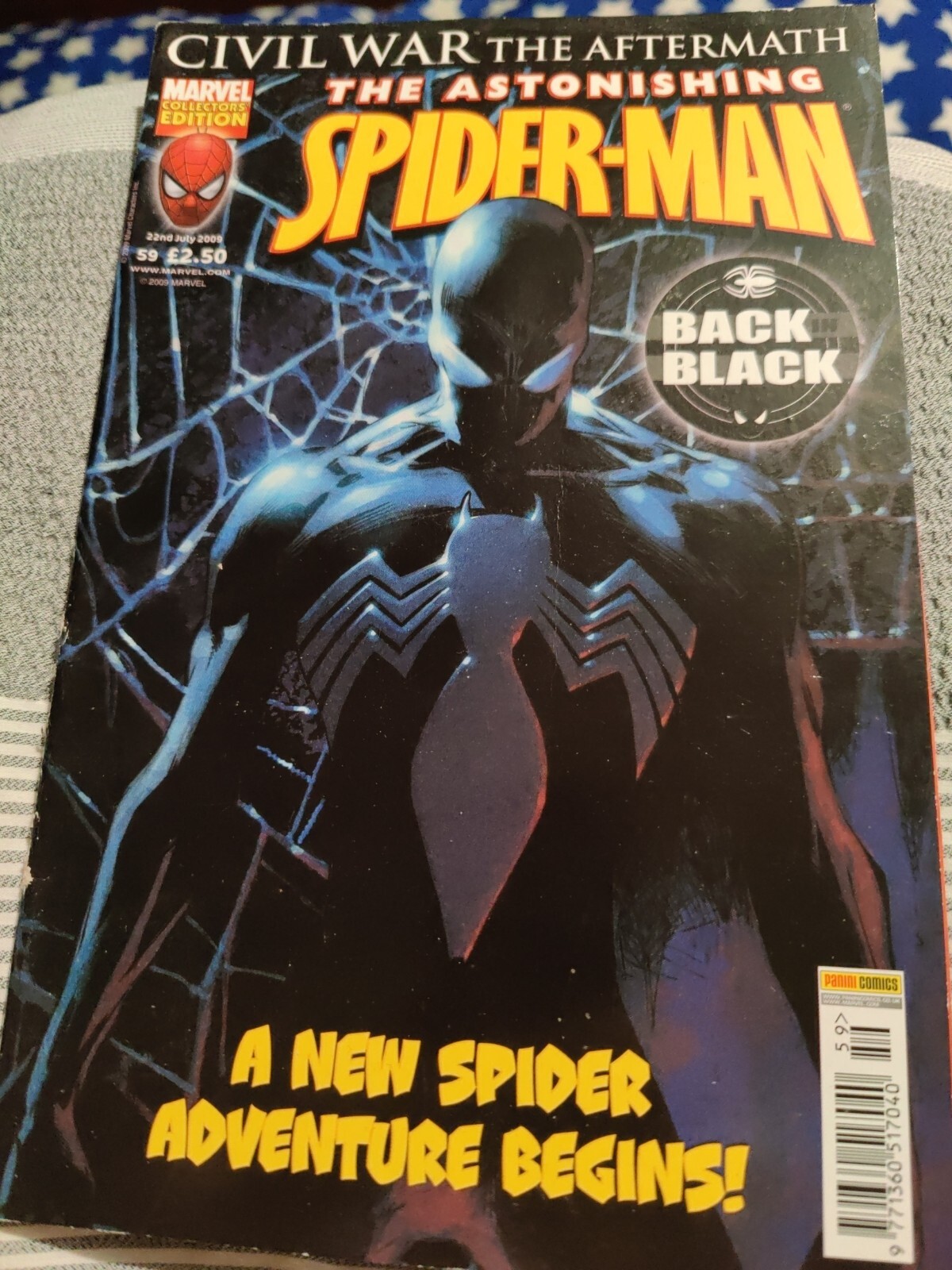 SPIDERMAN ASTONISHING #59 MARVEL COLLECTOR EDITION 22ND JUL 2009 PANINI COMICS <