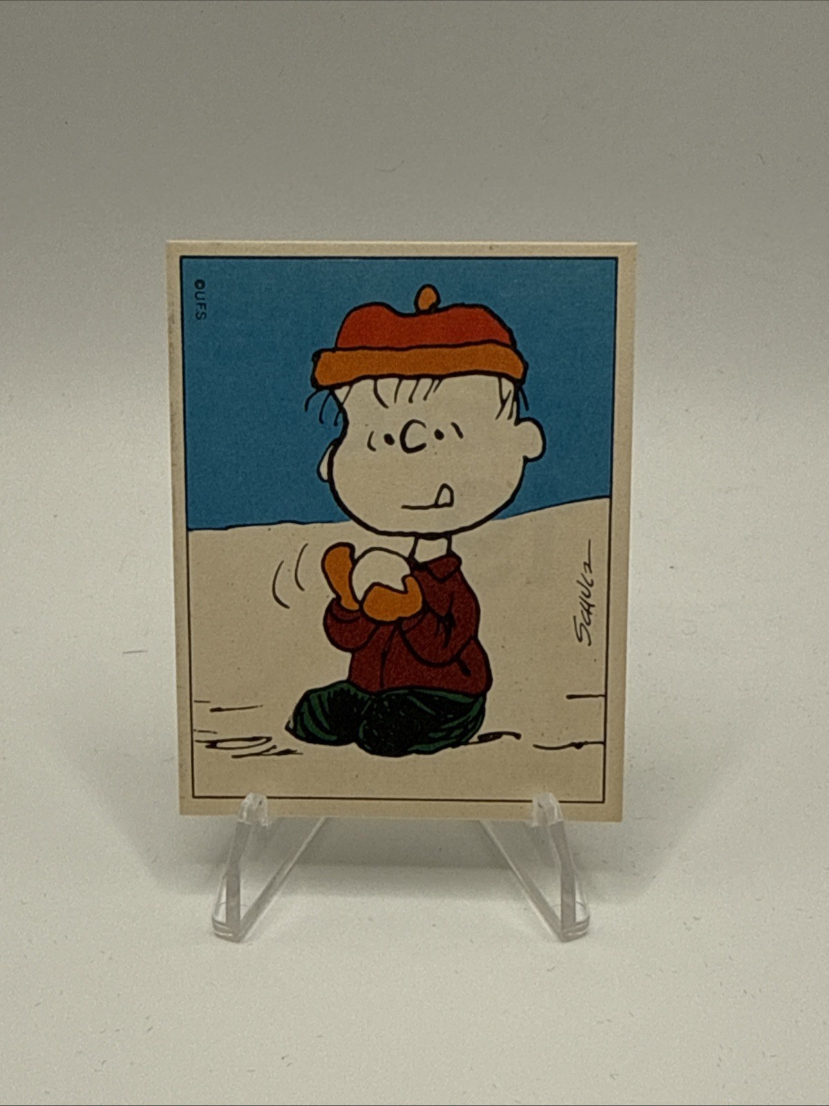 figurina Linus Peanuts Schulz Milano Libri 1971  near mint  #19 Charlie Brown