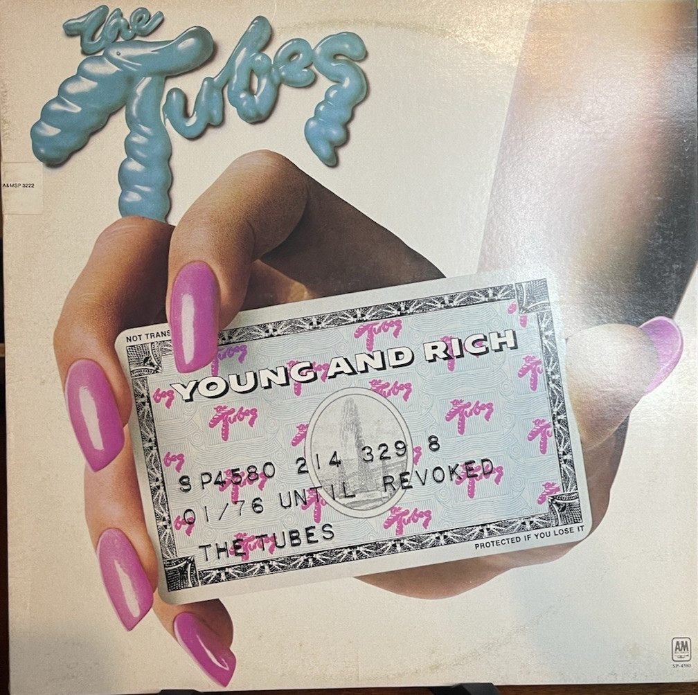 1976 The Tubes - Young And Rich - Glam Rock Album Vinyl Record NM/NM+ Indie (R)