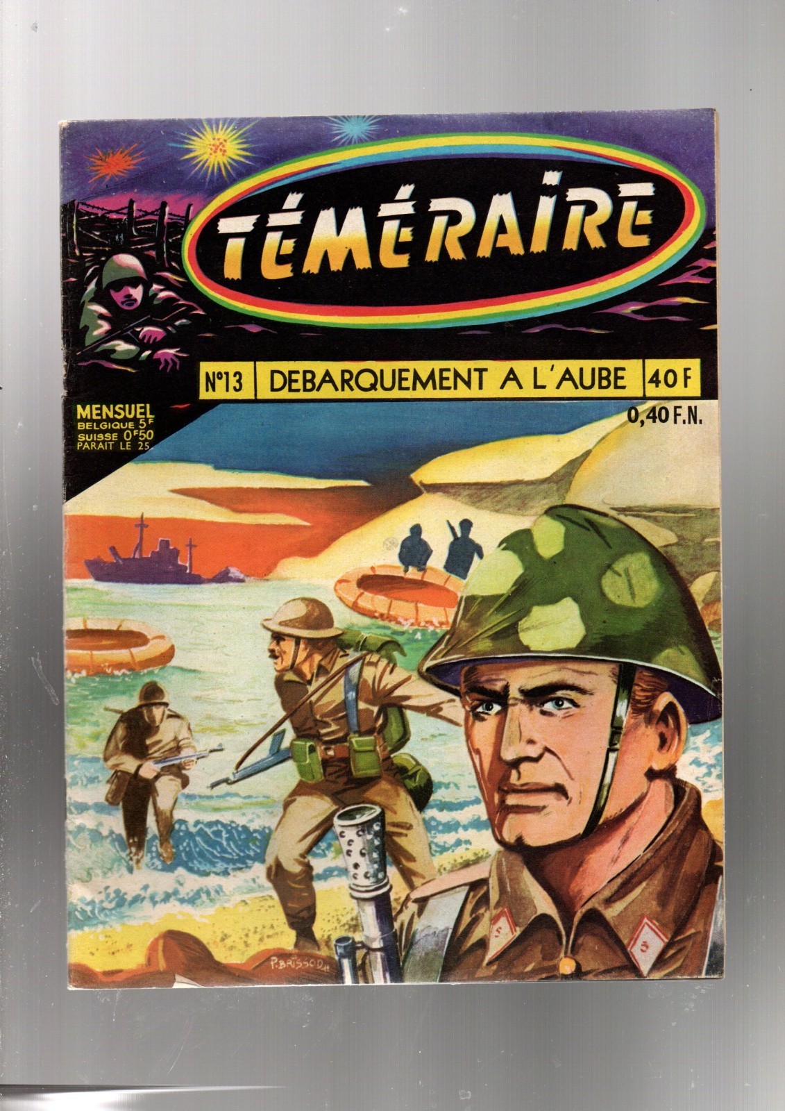 TEMERAIRE n°13. ARTIMA 1959. Récit complet en TBE