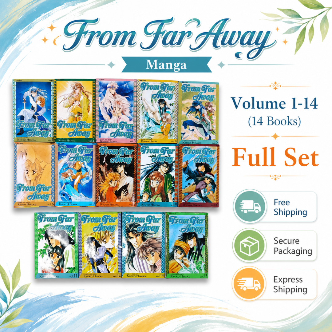 Serie From Far Away Manga Completa Vol. 1-14 Kyoko Hikawa Edizione Inglese