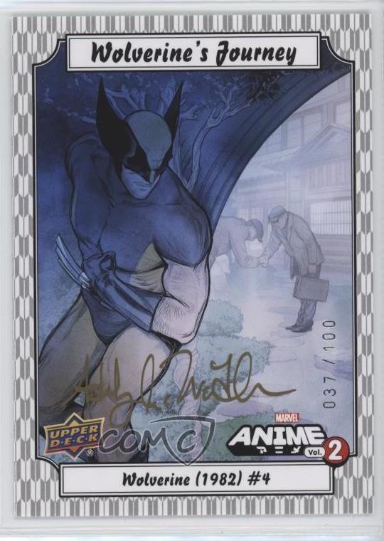 2023 Marvel Anime Vol 2 Il Viaggio di Wolverine Ashley Witter Artista 37/100 Auto 0tf
