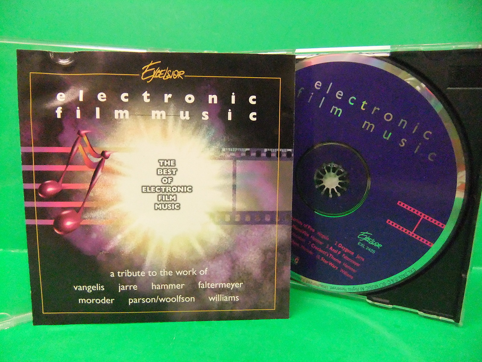 Electronic Film Music VA 1997 NM CD Vangelis Jarre Hammer Faltermeyer Excelsior