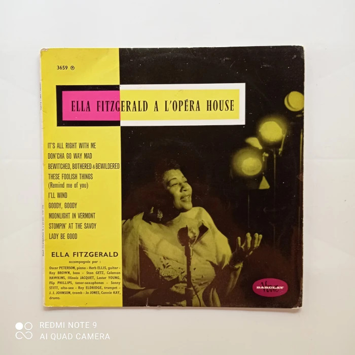 Disque vinyle - Ella Fitzgerald – A L'Opera House - Vocal Swing