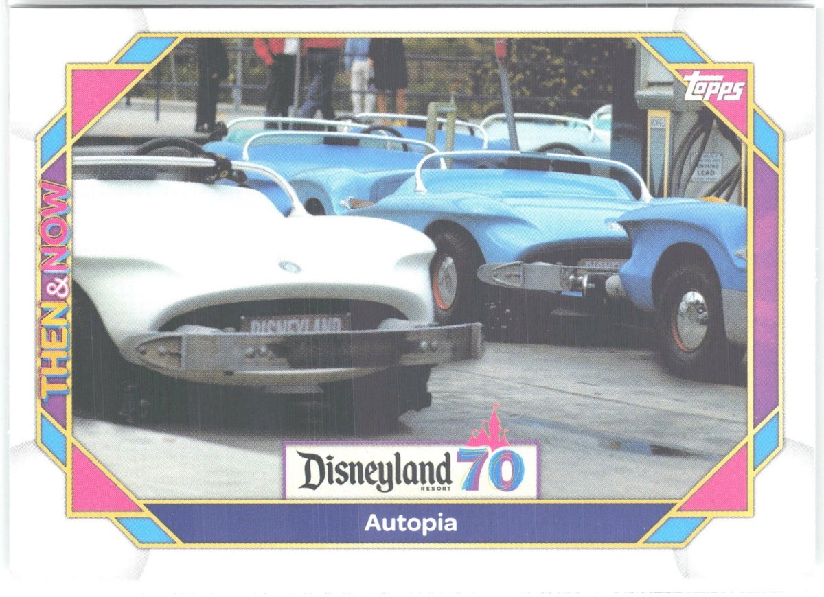 2025 Topps Disneyland 70° Anniversario #61 Autopia