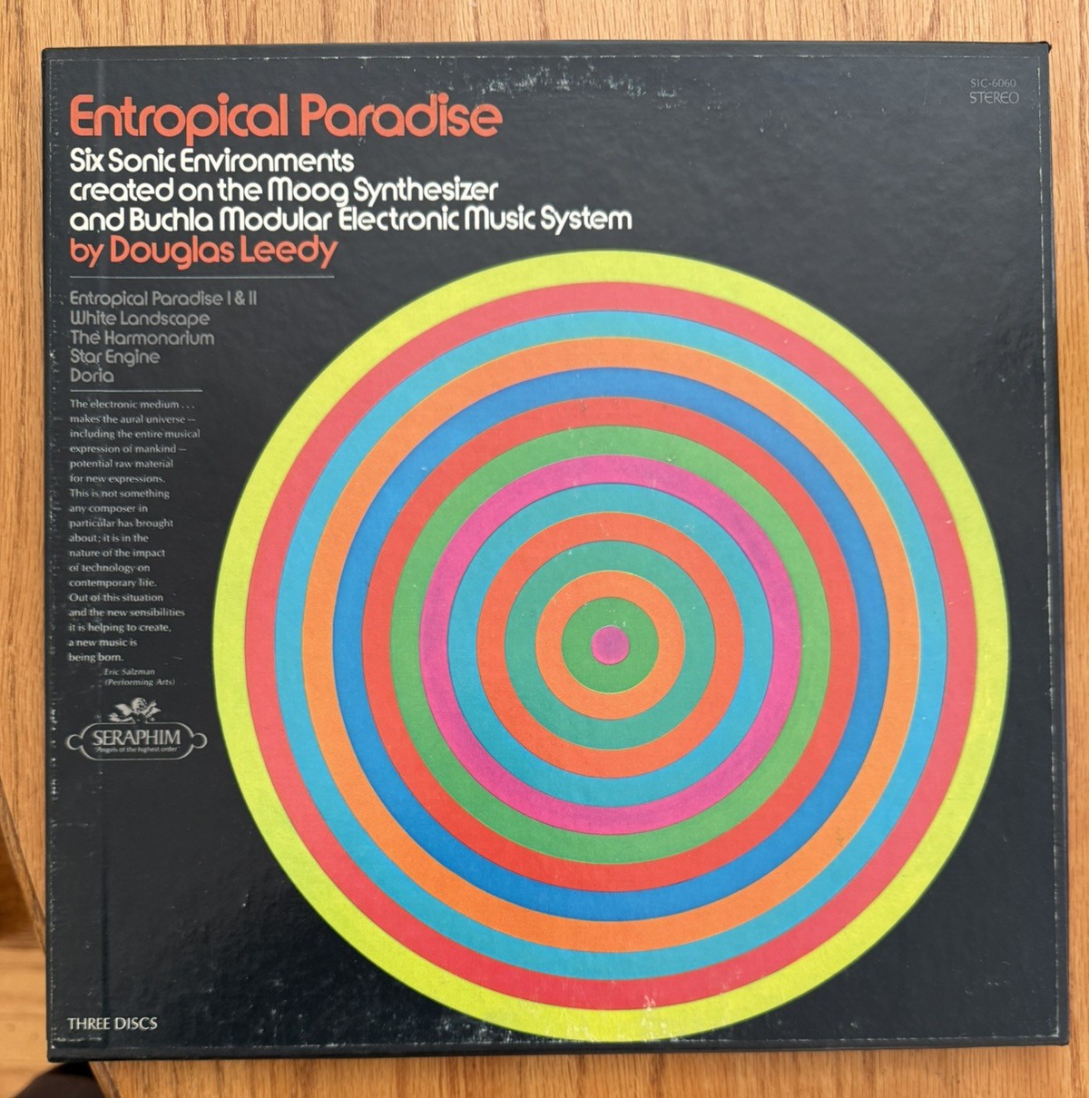 Douglas Leedy – Entropical Paradise 3lp set! VG++ Abstract experimental 