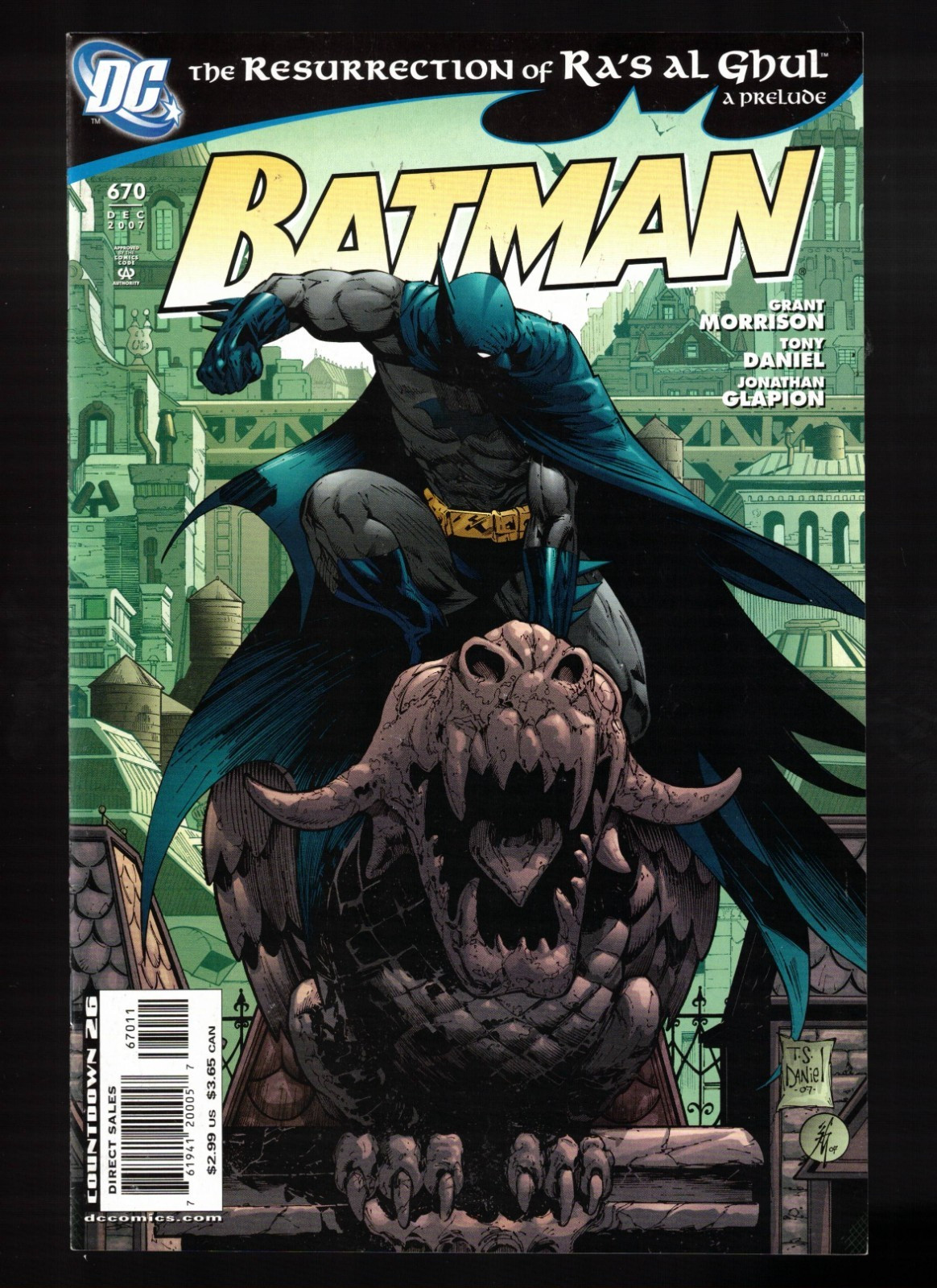 Batman #670 Ra's Al Ghul!  Talia!  Damiano!  fumetto DC in ottime condizioni/nm 2007